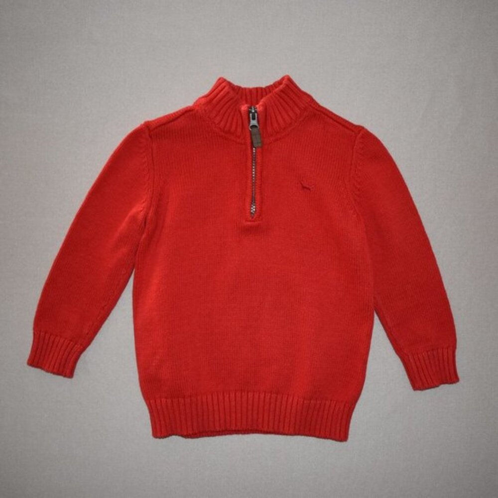 Carter's Red Cotton Knit Sweater 3T